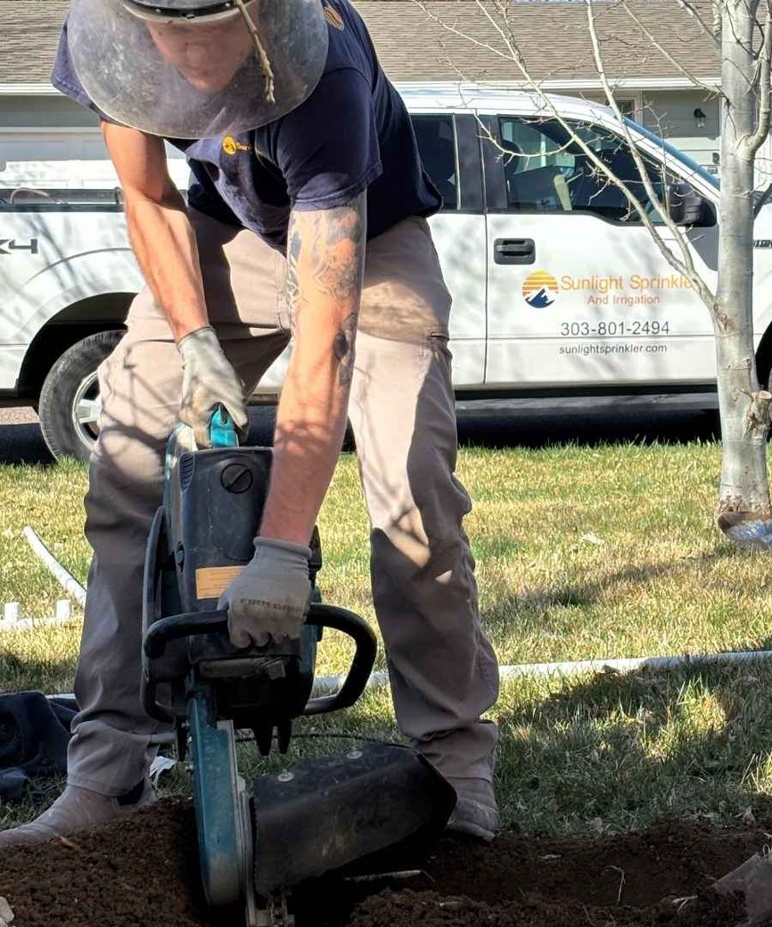 Sunlight Sprinkler making repairs
